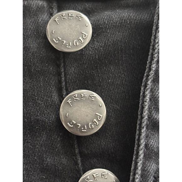 Free People Black Skinny Jeans Women's 28 Slim Denim Pants - Picture 6 of 11